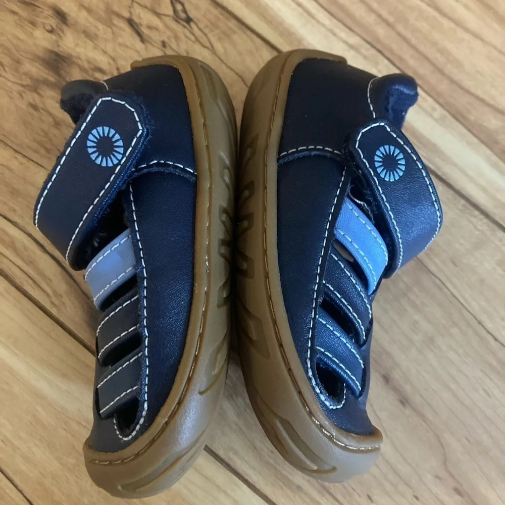 Ugg infant shoes blue size 5 infant Velcro